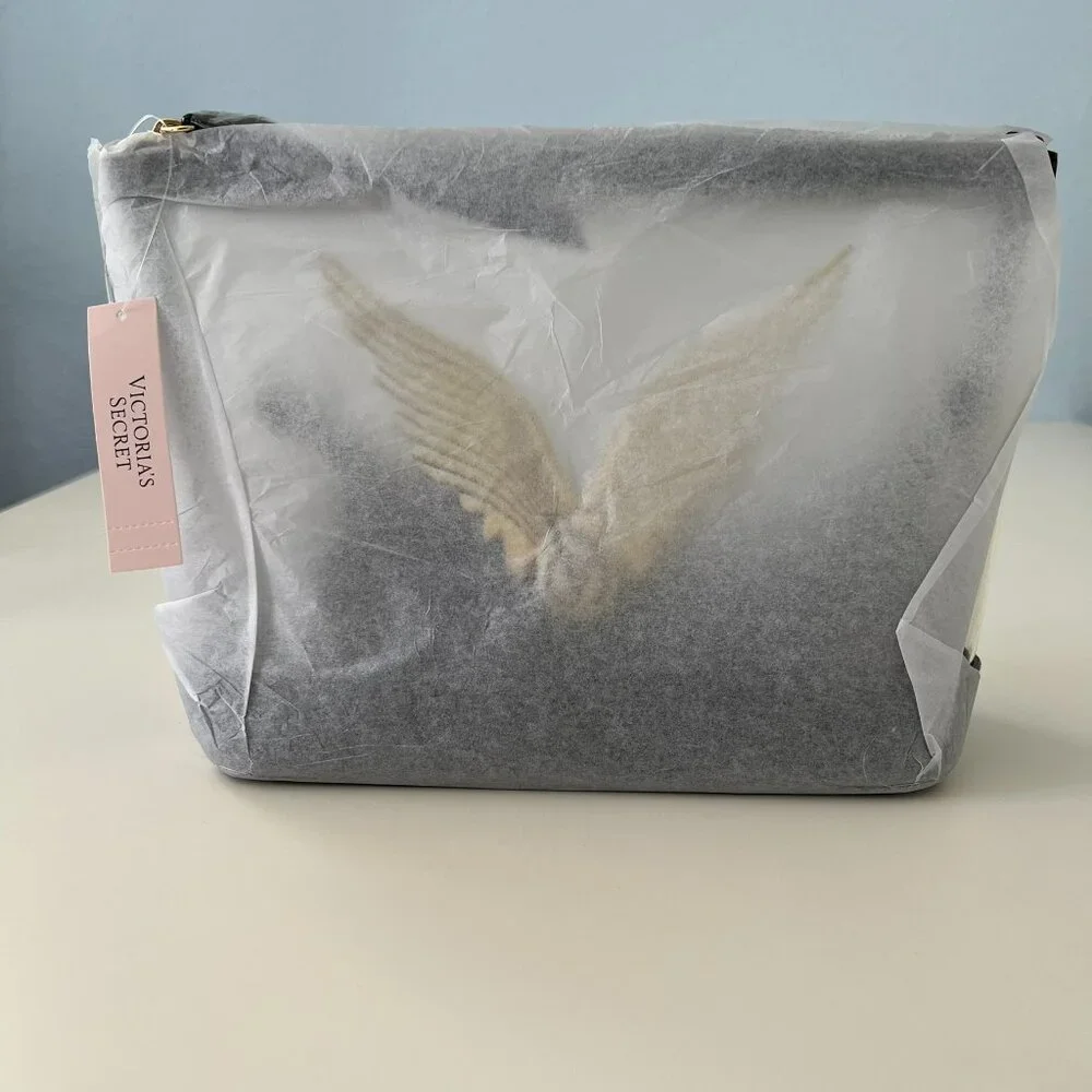 Victoria's Secret 2-piece Cosmetic/Make-up Bag Black & Gold 2025 Fashion Show